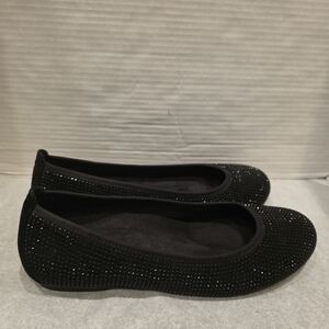 Vionic Spark Willow Crystal -Covered Ballet Flats Size 9.5